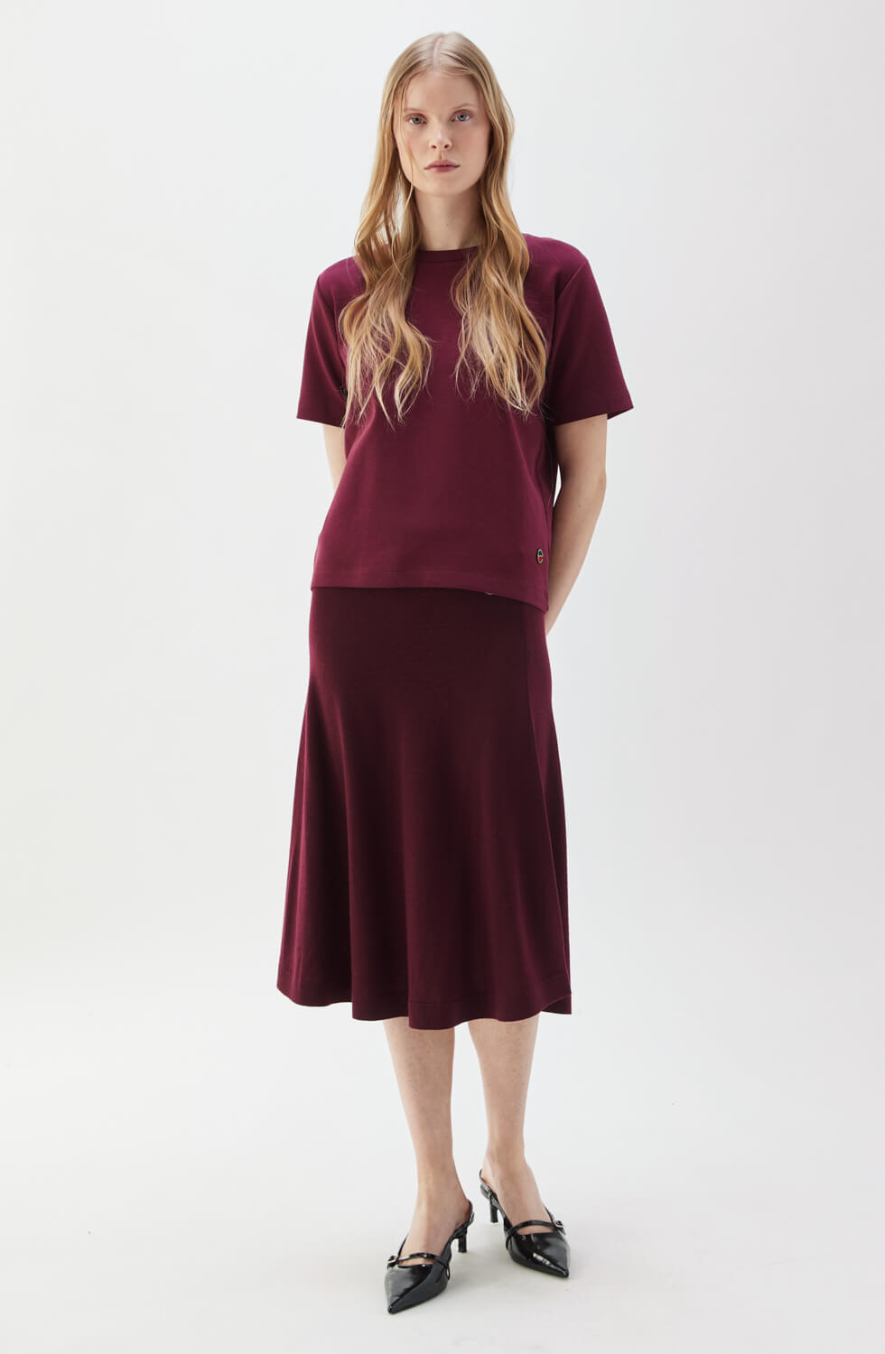 Tessa T-shirt Bordeaux