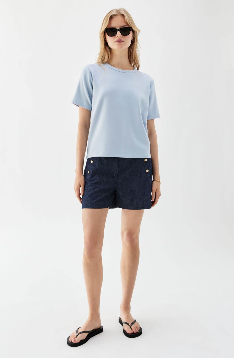 Tessa T-shirt Ice Blue