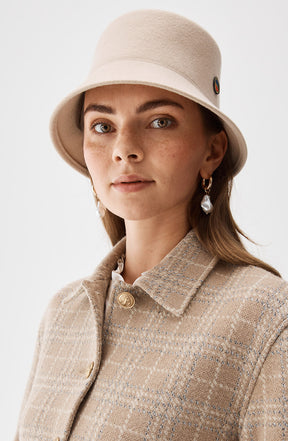 Tina Felted Bucket Hat Mineral