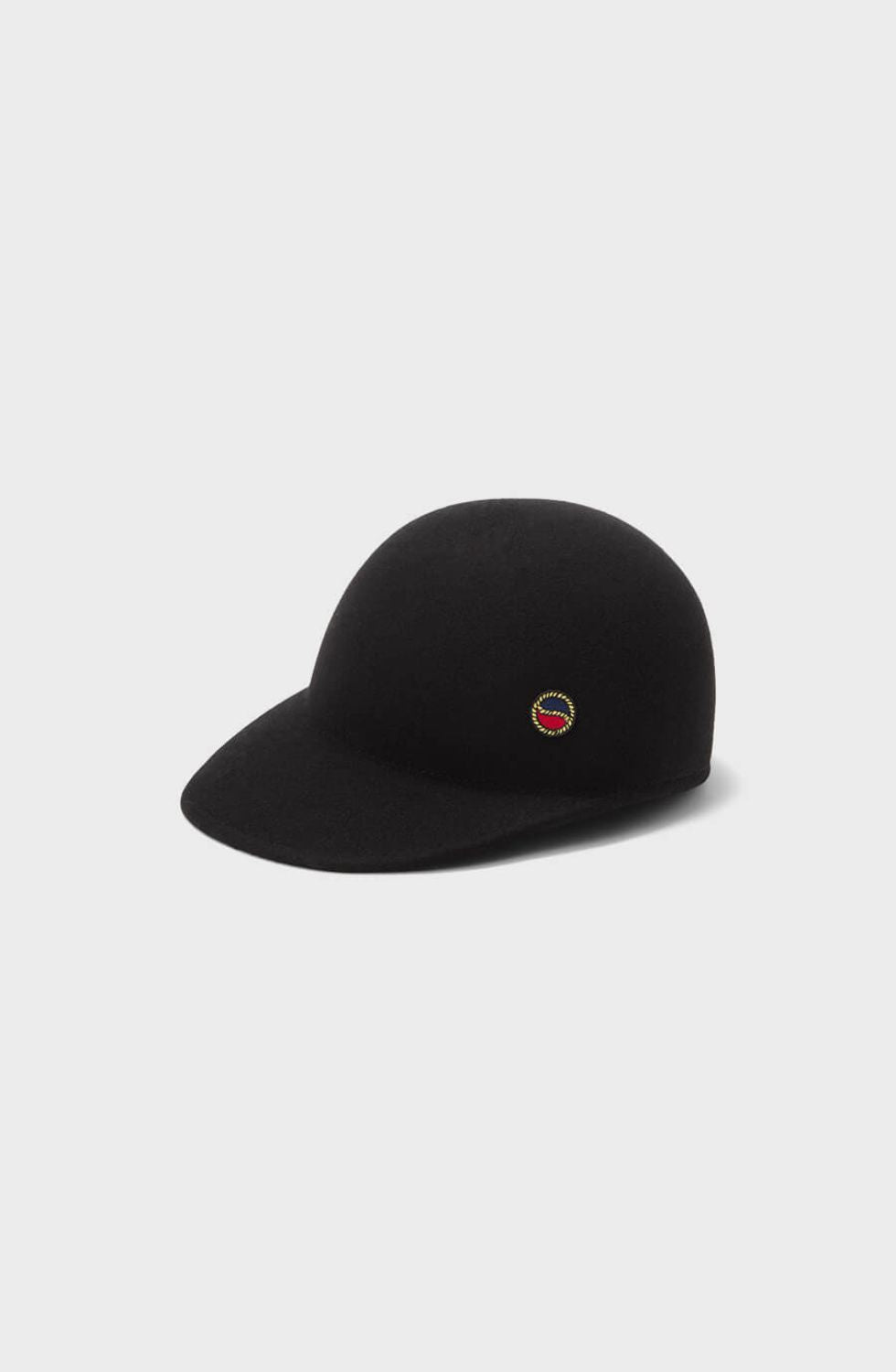 Trishia Felted Cap Black