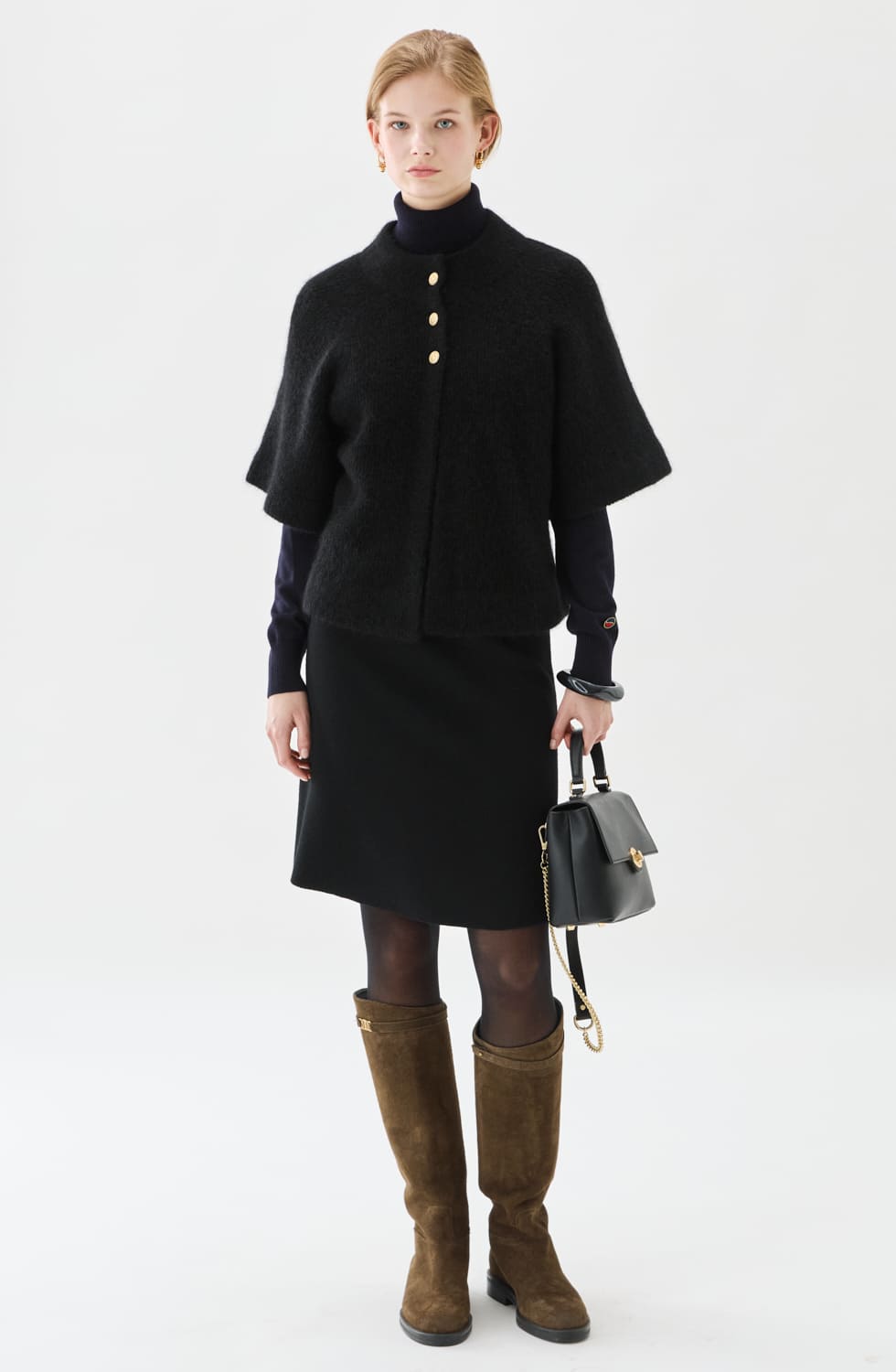 Vilanie Cardigan Black