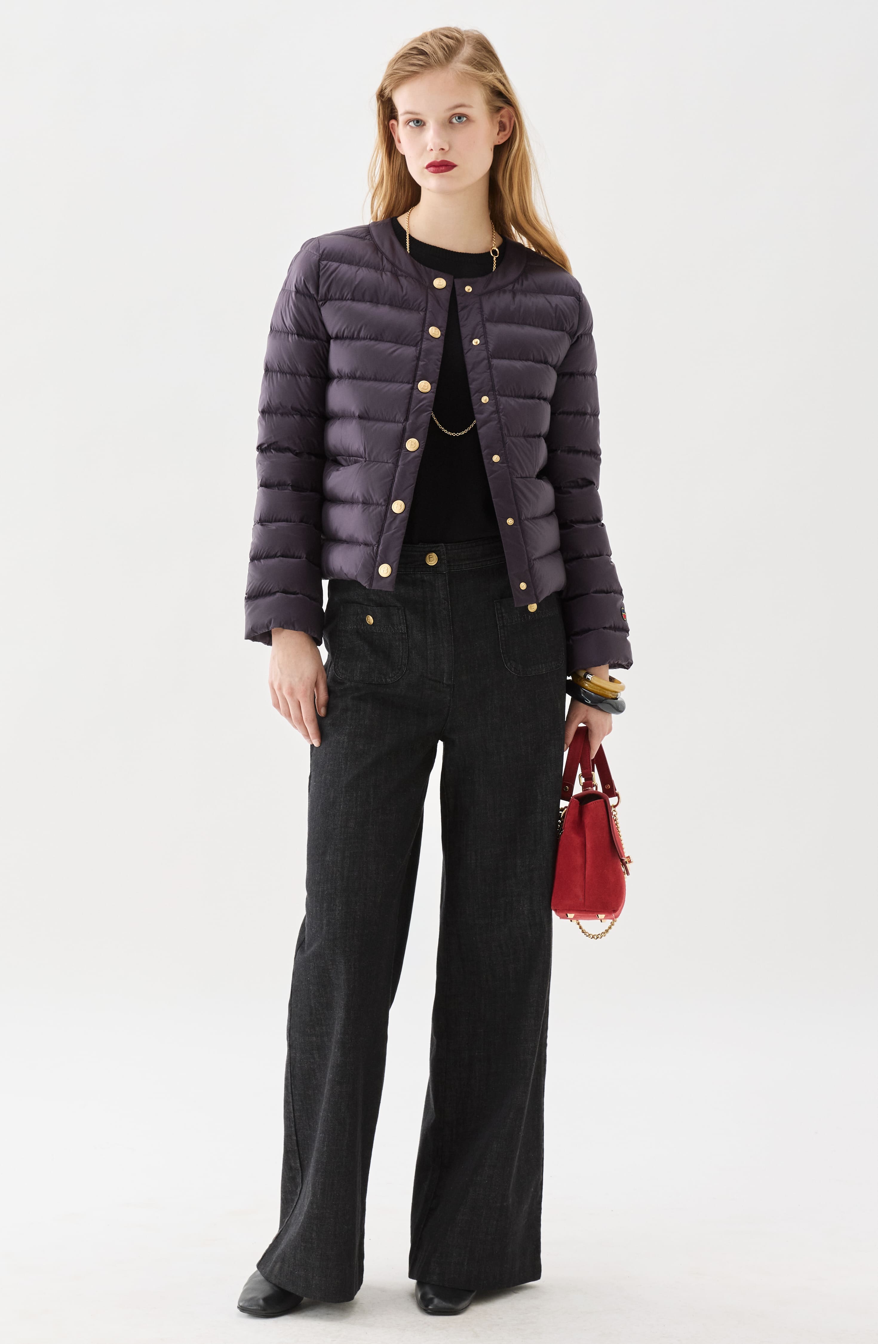 Indiana Light Down Jacket Prune