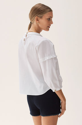 Abby Top White