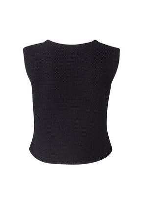 Blanche Top Black