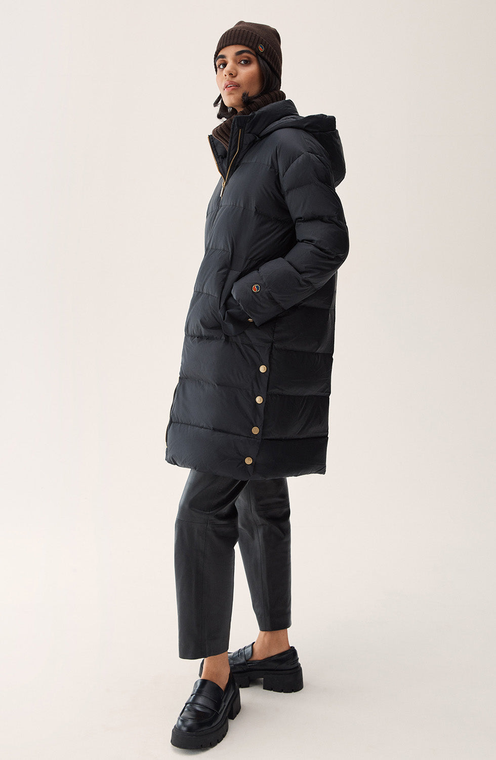 Farida Down Coat Black