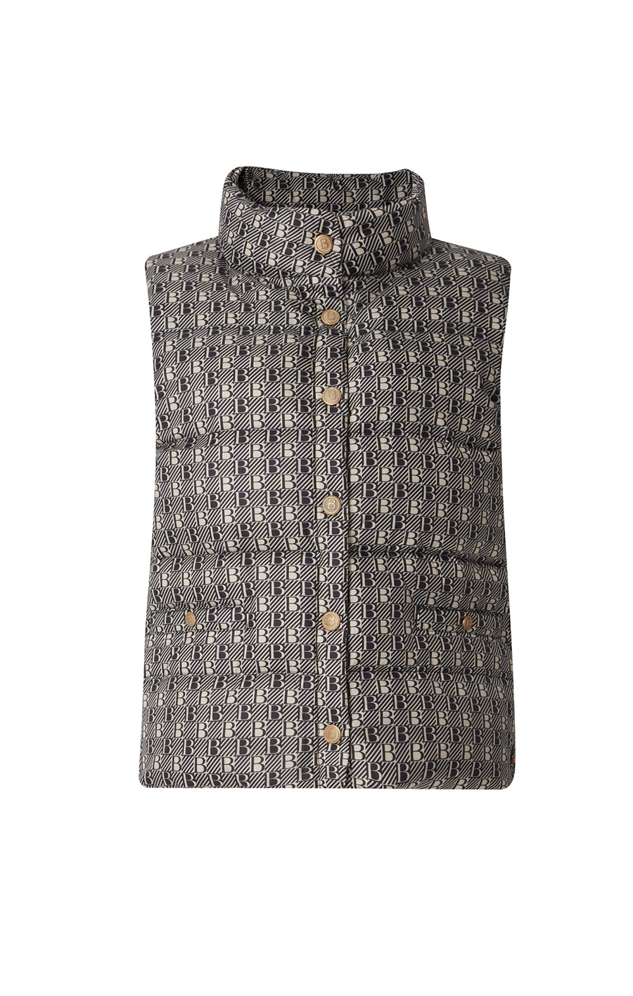 Indianna Down Vest Black Noisette