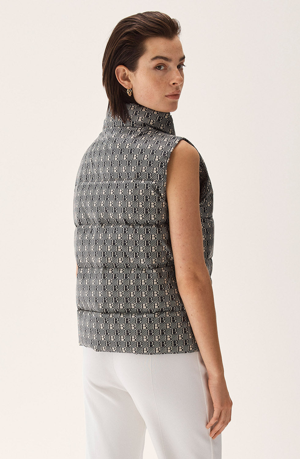 Indianna Down Vest Black Noisette