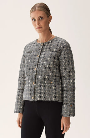 Indira Down Jacket Black Noisette