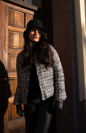 Indira Down Jacket Black Noisette