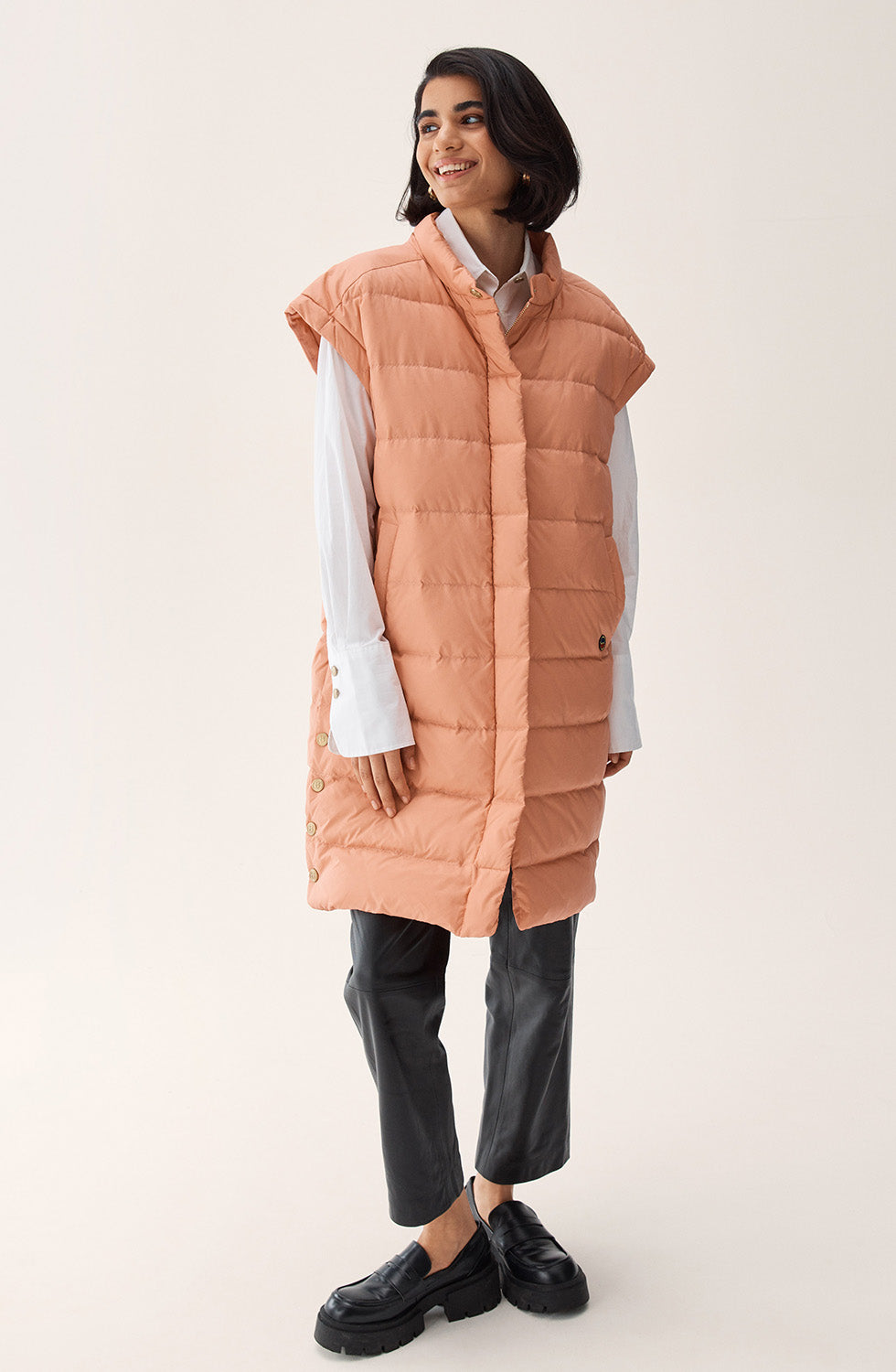 Iria Down Coat Rose Garden