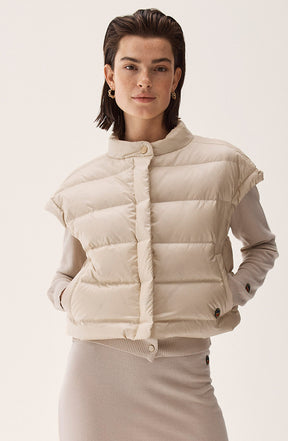 Irma Down Vest Noisette