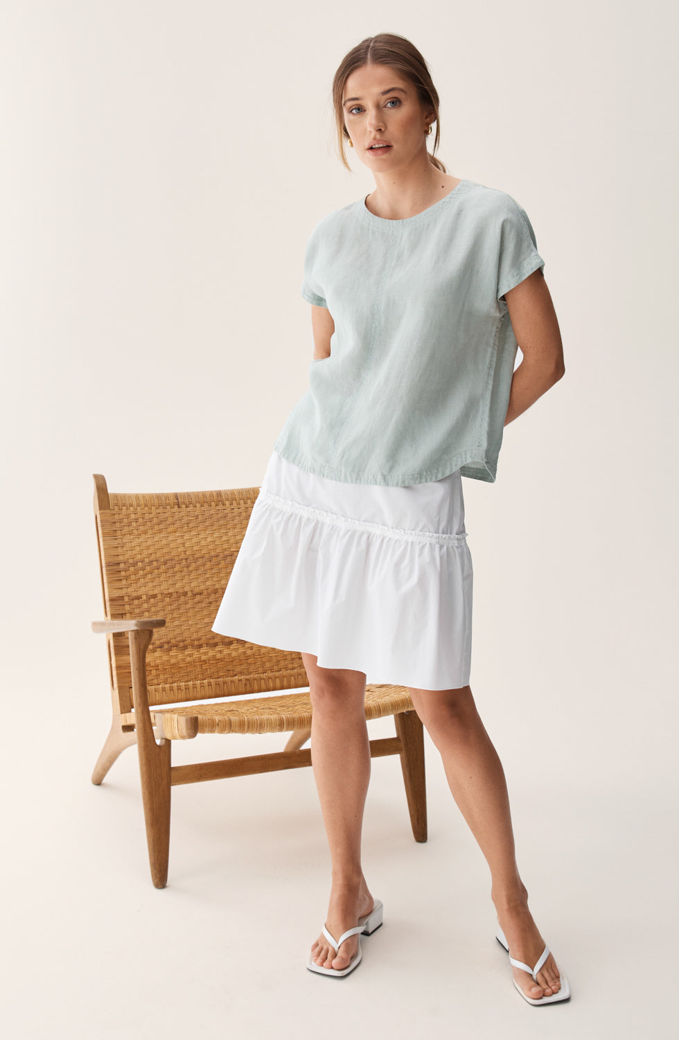 Maja Skirt White