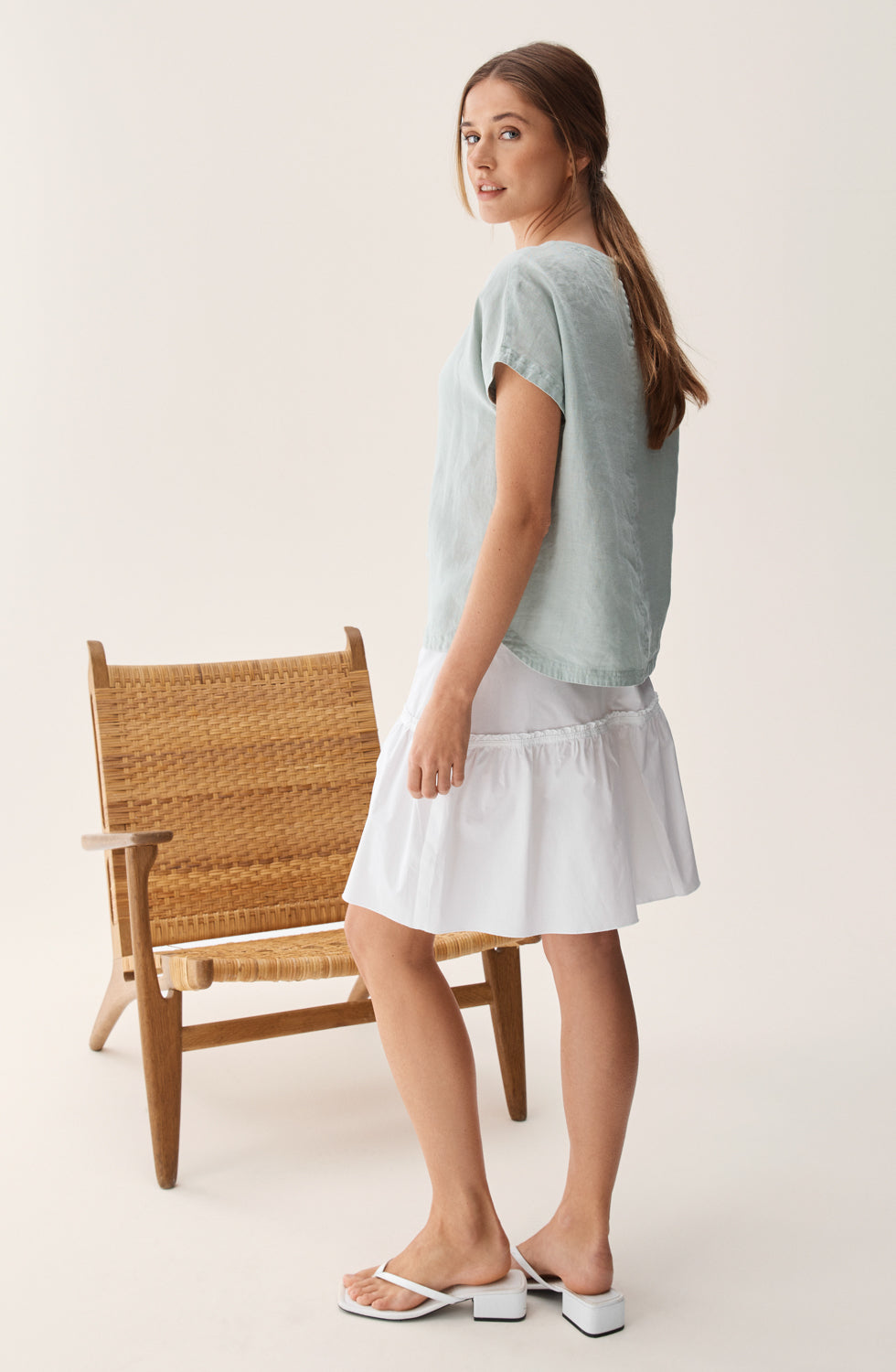 Maja Skirt White