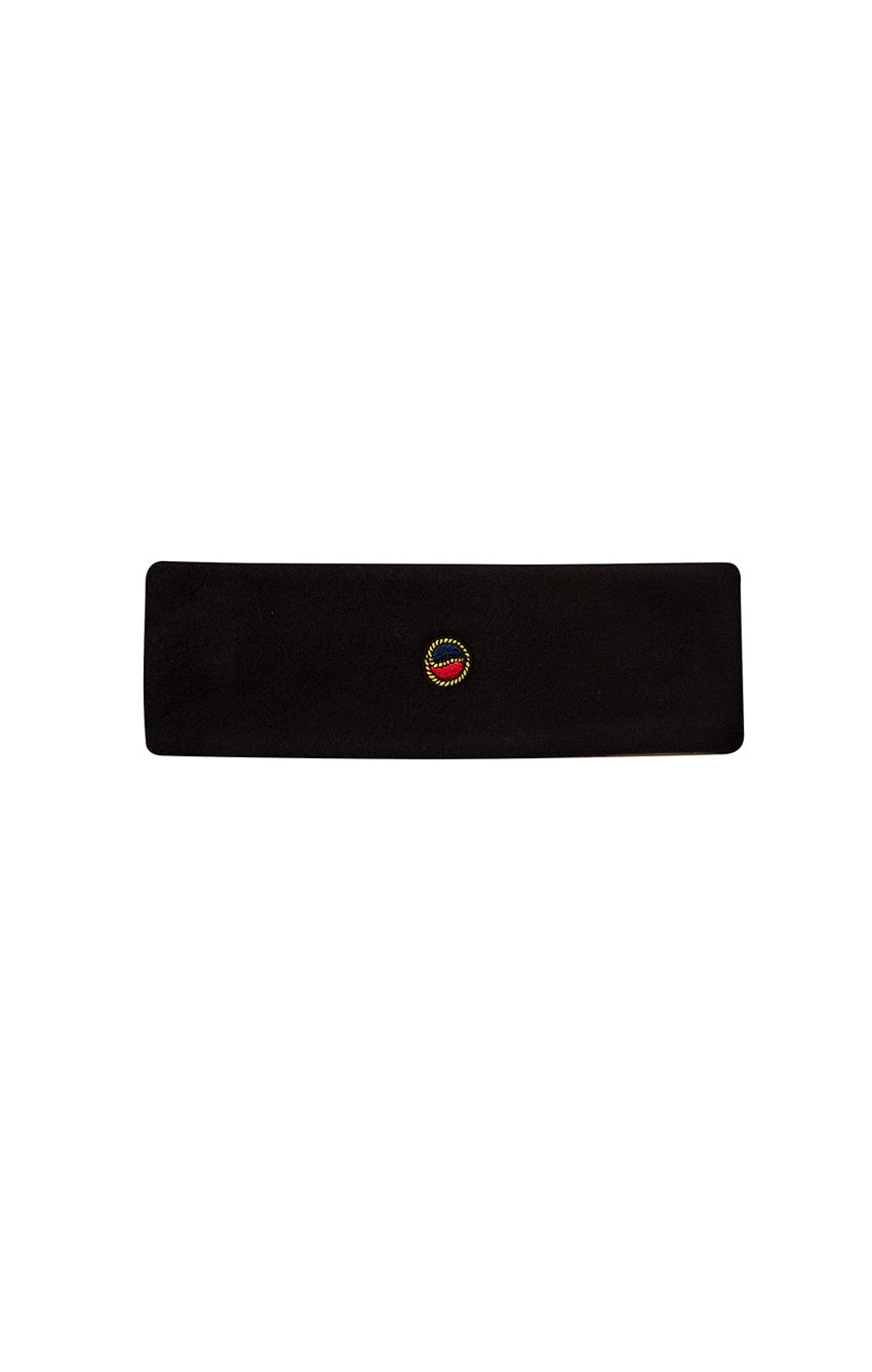 Milva Fleece Bandeau Black