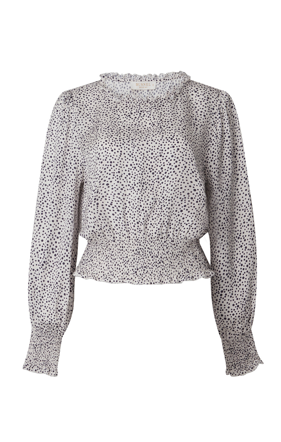 Naomi Top Ink Blue Ecru
