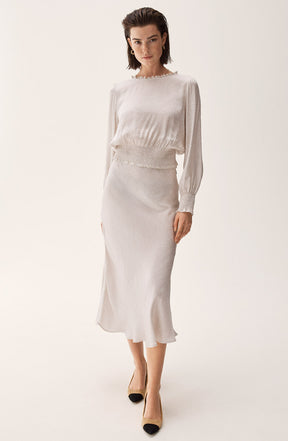 Ninna Skirt Noisette Ecru