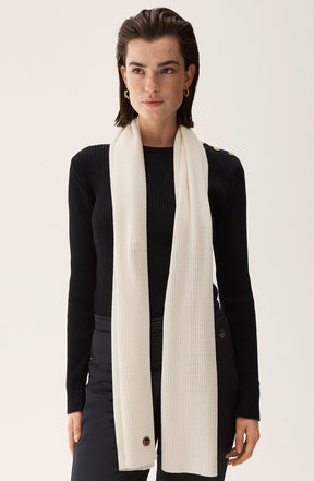 Olivette Scarf Ecru