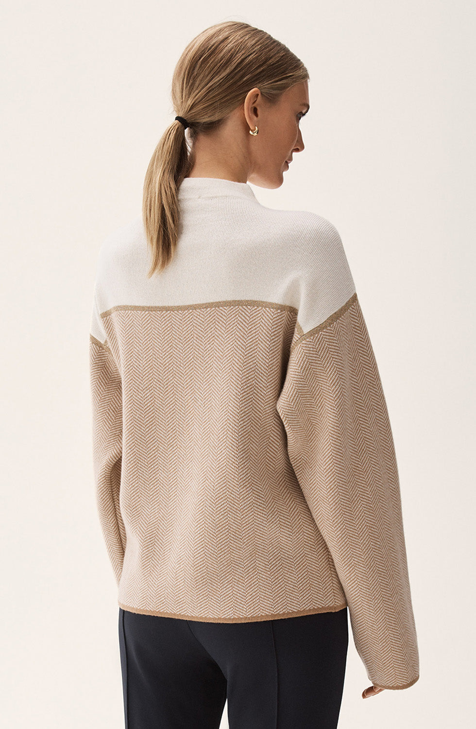 Opal Sweater Ecru Toffe