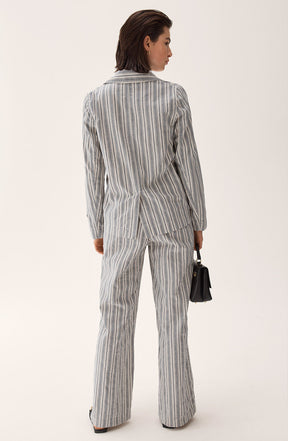 Palmira Blazer Ocean Blue Stripe