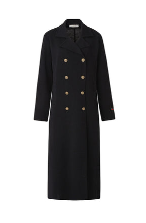 Roma Coat Black