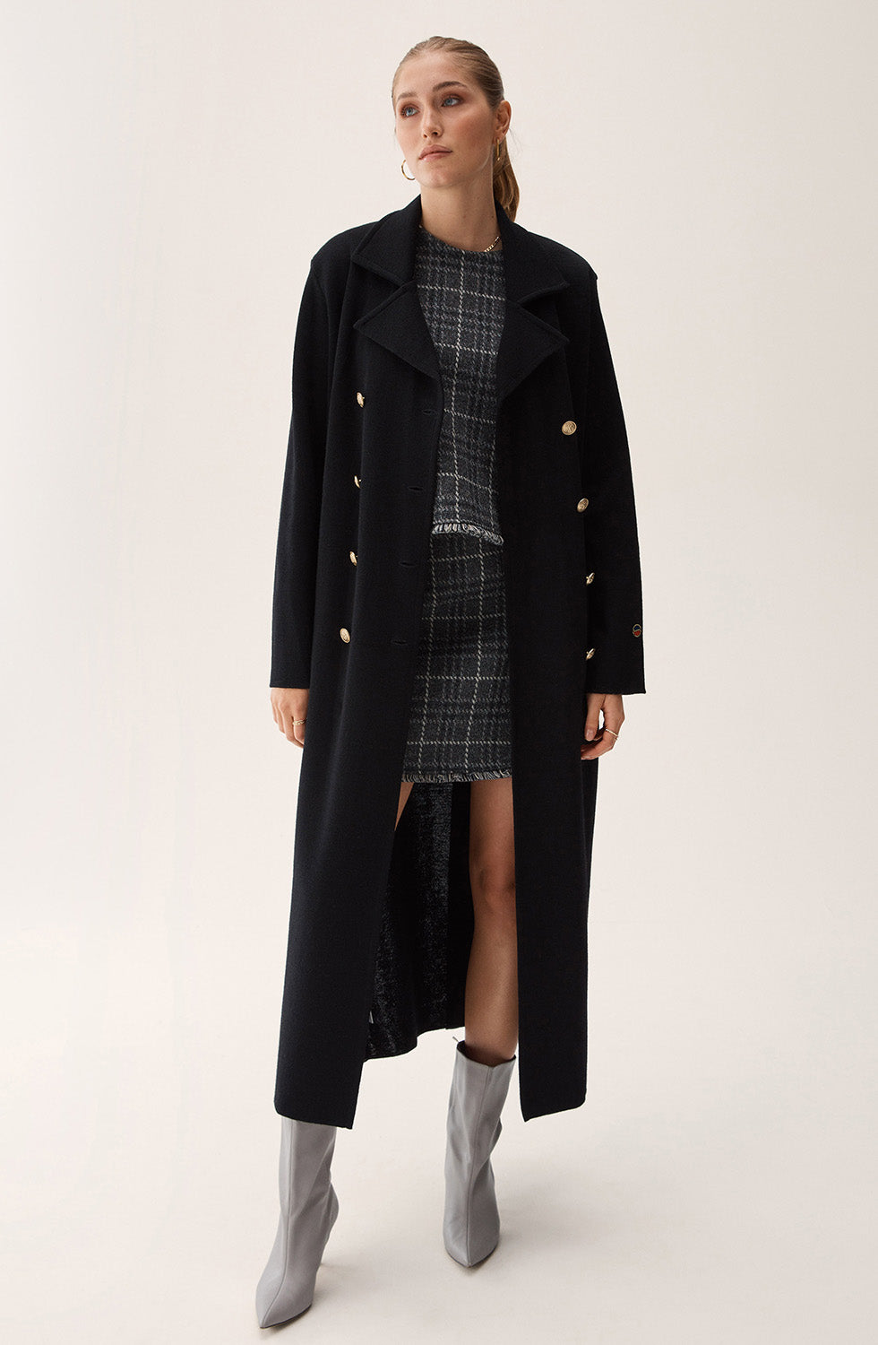 Roma Coat Black
